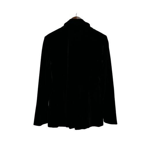 INC Velvet Blazer Shawl Collar Holiday Office Jacket Size L - Picture 4 of 11